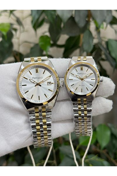 Ferrucci Brand Men Women Couple Wristwatch