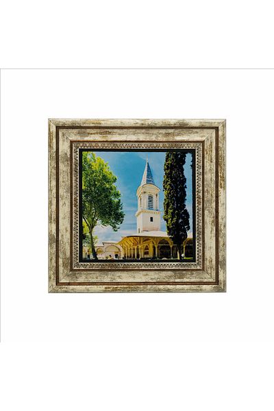 Sadrazam Turnul Justiției (Palatul Topkapi) Pictură imprimată cu piatră naturală (25 X 25 KRT-53)