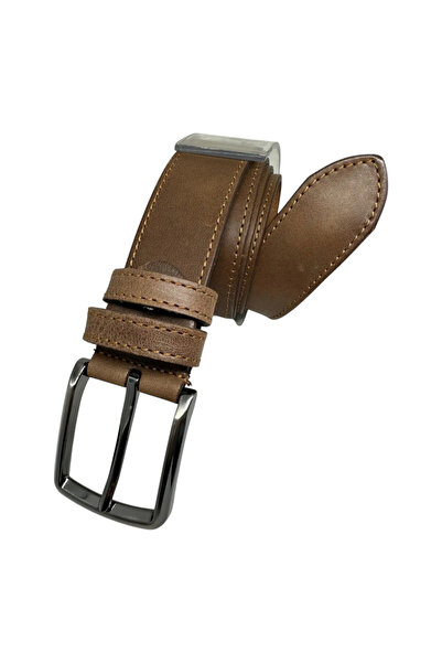 MelAlp حزام كريز جلد طبيعي 4 سم