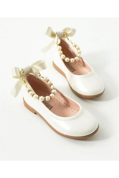 Mia Lui Zena Baby Girl Pearl Wrist Ballerina 21-25 Z123B