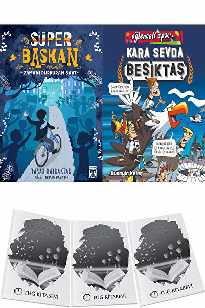 Timaş Yayınları Süper Başkan Zamanı Durduran Saat ve Kara Sevda-BEŞİKTAŞ + He...