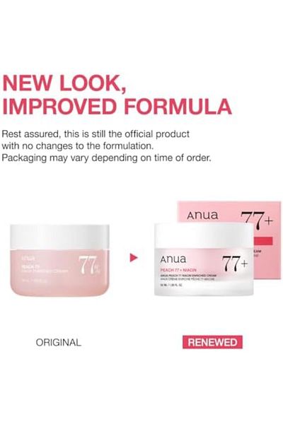 ANUA PEACH 77% NIACIN ENRICHED CREAM 50ml