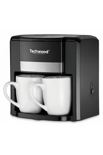 Techwood DUO Techwood TCA-206 coffee maker, 0.6L, 2 ceramic cups