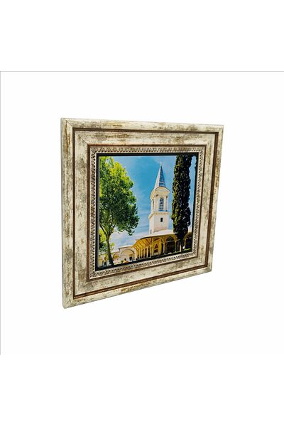 Sadrazam Turnul Justiției (Palatul Topkapi) Pictură imprimată cu piatră naturală (25 X 25 KRT-53)