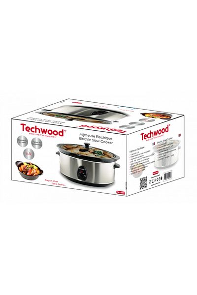 Techwood Slow Cooker Electric Techwood TMJ-6507, 6.5L, 320W