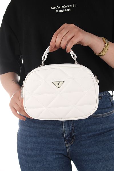 Nas Bag -947 DONA ΤΣΑΝΤΑ ΩΜΟΥ ΤΣΑΝΤΑ CROSSBODY ΛΕΥΚΟ ΑΣΗΜΙ