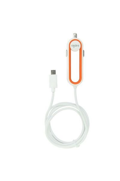 Jupio Incarcator Auto microUSB, Jupio, 1m, Alb