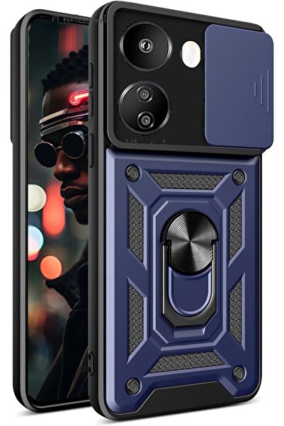 m.tk moveteck Xiaomi Poco X7 Pro Kılıf Kamera Korumalı Sürgülü Dönebilen Yüzü...