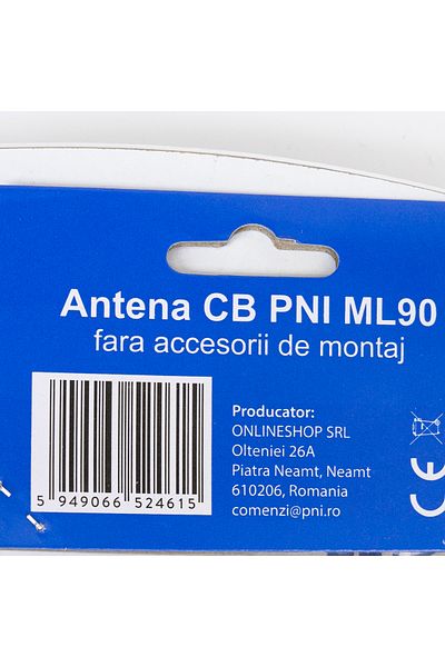 PNI CB antenna PNI ML90 26-30MHz, 71 cm, 150W, without cable, compatible with any PL259 connection