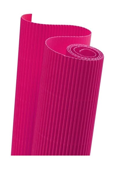 ouz dekor Renkli Oluklu Mukavva Karton 50x70 Cm Tırtıklı Mukavva Kartonu 50*70 Cm 2 Adet PEMBE