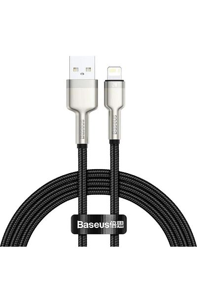Baseus Cafule Metal power and data cable, 1m, black