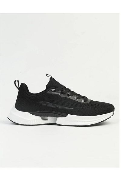 Pierre Cardin Imported Comfort Sole Lace-Up Men's Sports Sneaker Shoes Black White