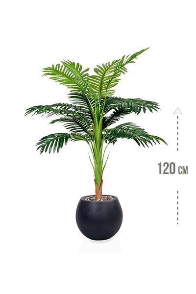 DRAMA HOME Artificial tree simulating a natural palm tree with a height of 120 cm