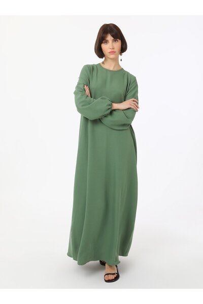 Refka Φόρεμα Hijab Soft Touch - Χακί - Refka