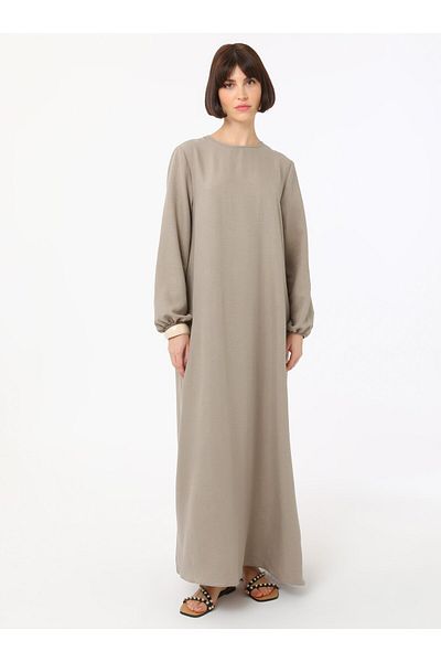 Refka Φόρεμα Hijab Soft Touch - Mink - Refka