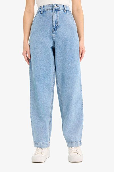 DeFacto Carrot Fit Pantaloni de spălat Jean până la gleznă cu talie elastică ...