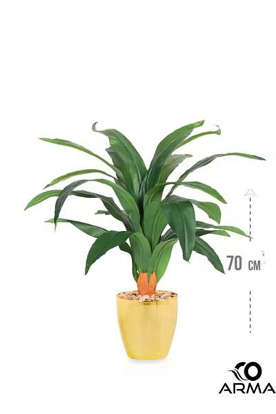 co arma Artificial corn tree, 70cm tall, soft texture, with natural texture, in fiberglass container
