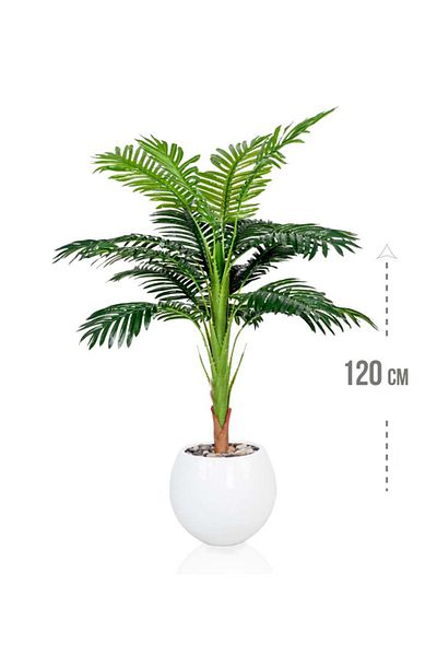DRAMA HOME Artificial tree simulating a natural palm tree with a height of 120 cm