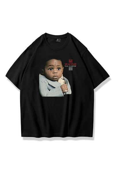 Trendiz Unisex Lil Wayne The Carter Tshirt Μαύρο