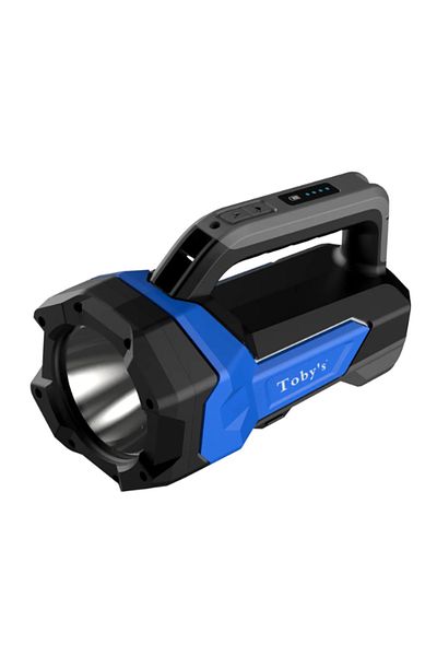 TOBYS Multifunctional Hunting Spotlight Warning Red Flood Work Lamp 10W 1000 Lumens Rechargeable 1