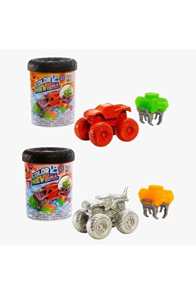 HOT WHEELS Monster Truck Color Reveal Water Blaster 2’li Sürpriz Paket HJH53