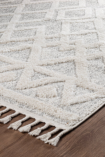 Valery Home Norway Vl Bukleli Premium Yumuşak Peluş Post Iskandinav Oturma Od...