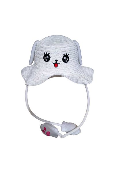 Aware Time Kitti 6-12 ani Copilul joacă pălărie fedora din paie cu urechi