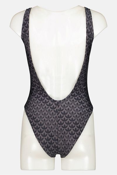 adidas Women Allover Print One Piece Swimwear, Black