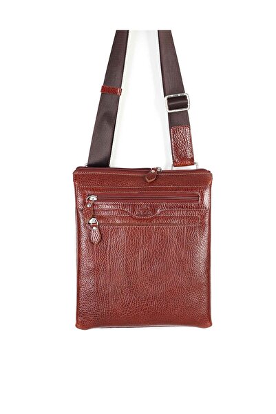 Aka Deri حقيبة كتف جلدية تان 326 63