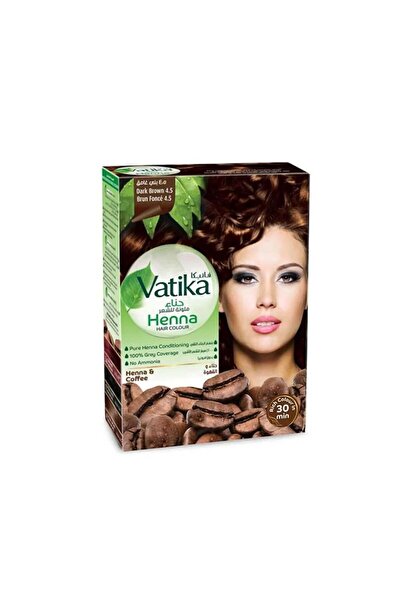 Vatika فاتيكا حناء ملونة للشعر - بني غامق 4.5