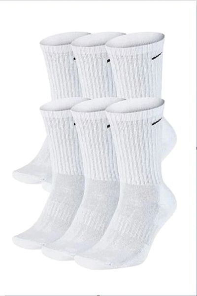 MEM SOCKS Чифт от 6 памучни безшевни тенис чорапи с еластична яка, плетени от трико, за всички сезони