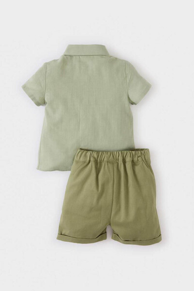 DeFacto Light Khaki Baby Boy Bottom-Top Set E8149A5/Kh271