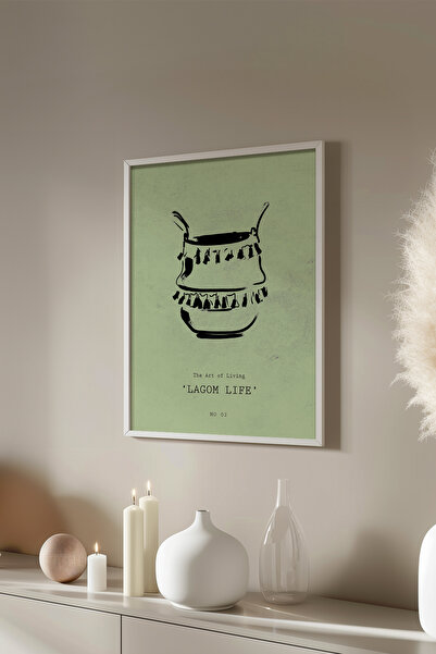 Basquiart Poster cu ramă albă din seria Bohemian, Nr. tablou: 65