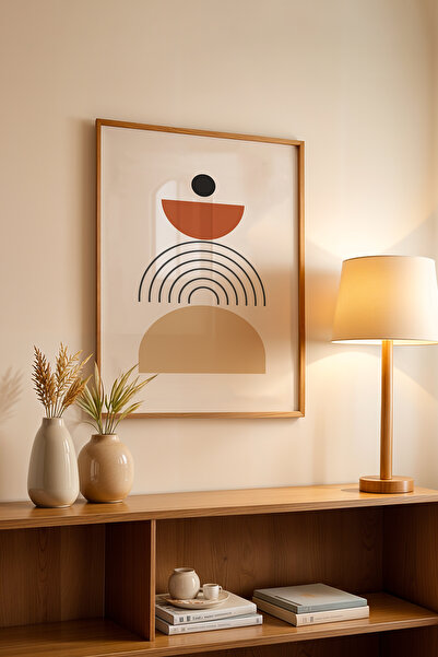 Basquiart Poster din seria Bohemian cu ramă din lemn, Tablou nr:17