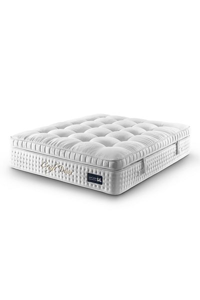 AMSA Kraft Deluxe Mattress (with separate felt layer) insulated pocket, 32cm height, 2/5 softness, luxurious design, hotel comfort.