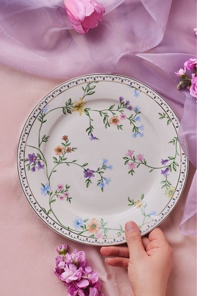 Karaca Minton Service Plate 27 cm