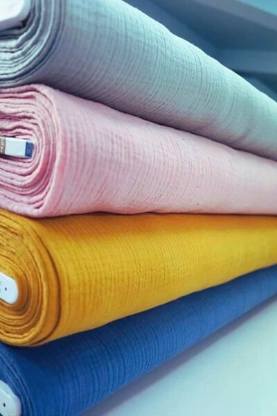 Svava Muslin Fabric – Μαλακό, Απορροφητικό, 100% Βαμβάκι - Φιλικό για μωρά 100x 200 cm (ROYAL)