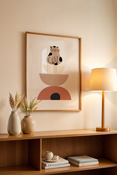 Basquiart Poster din seria Bohemian cu ramă din lemn, Tablou nr:19