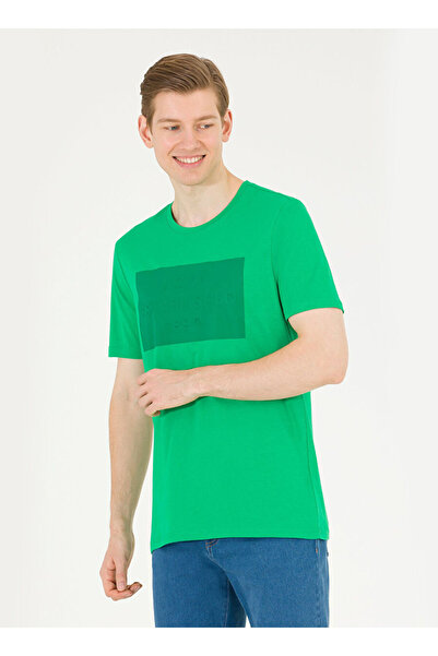 U.S. Polo Assn. Ανδρικό μπλουζάκι Feras Green 1574165
