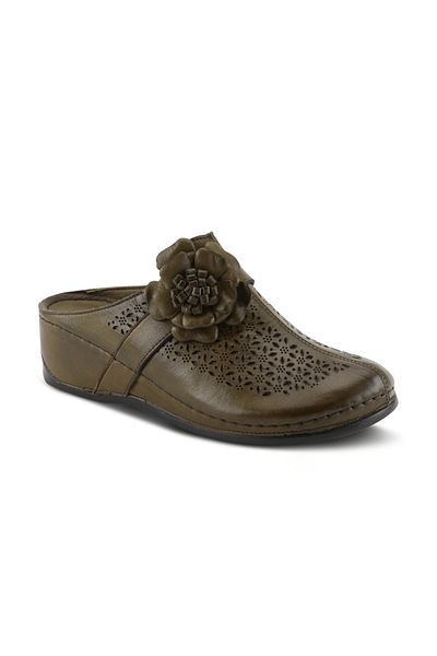 İNZE AYAKKABI Genuine Leather Slippers - Model Name: Citrine