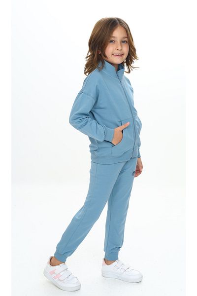 Toontoy Girl's Cool Style Printed Tracksuit Set