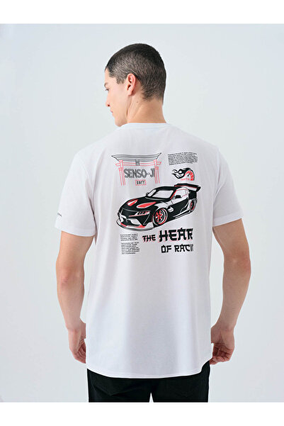 Loft White Men's T-Shirt Lf2038860