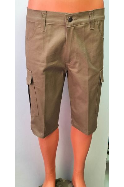 BeyzDenim Earth Lycra Thin Below Knee Shorts Capri Bermuda