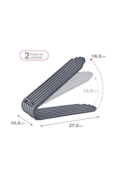 Smartware Clamp 12'Li Set Ayarlanabilir Ayakkabı Rampası