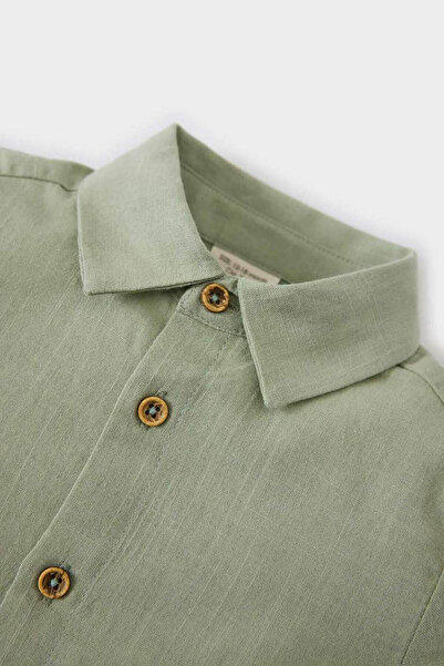 DeFacto Light Khaki Baby Boy Bottom-Top Set E8149A5/Kh271