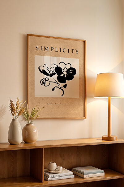 Basquiart Poster din seria Bohemian cu ramă din lemn, Tablou nr:116