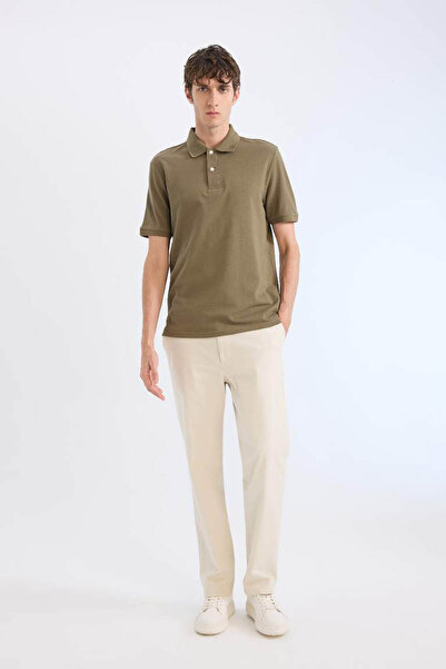 DeFacto Ανδρικό μπλουζάκι Khaki C1293AX/KH82