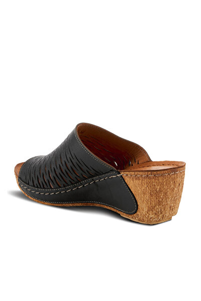 İNZE AYAKKABI Genuine Leather Slippers Model Name: Luma