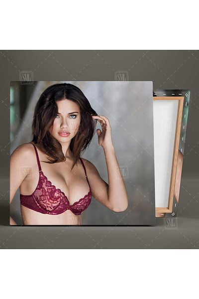 SML TABLO Εικόνα Adriana Lima Victoria Secret Mannequin Angel Square Canvas
