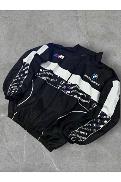 m.baba BMW ///M Oversize Retro Unisex Ceket / Yağmurluk